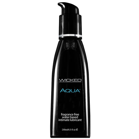 Wicked Aqua Water-Based Lubricant 8.5 oz.