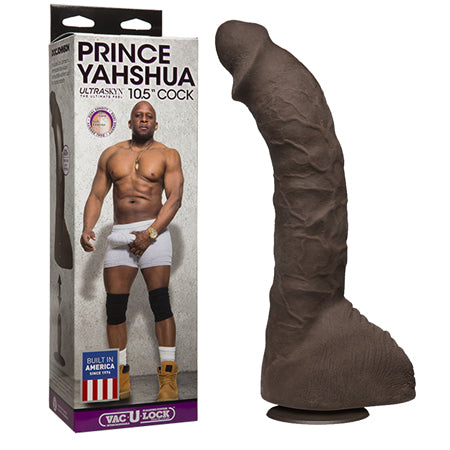Prince Yahshua ULTRASKYN 10.5in Cock with Removable Vac-U-Lock Suction Cup