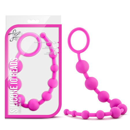 Luxe Silicone 10 Beads Pink