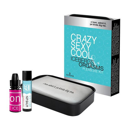 Sensuva Crazy Sexy Cool Icebergs & Orgasms Pleasure Kit