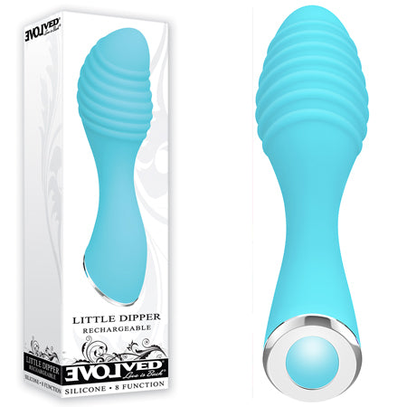 Evolved Little Dipper Blue Silicone Rechargeable