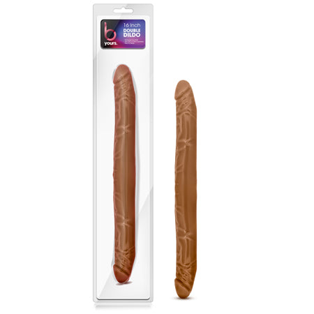 B Yours 16 in. Double Dildo Tan