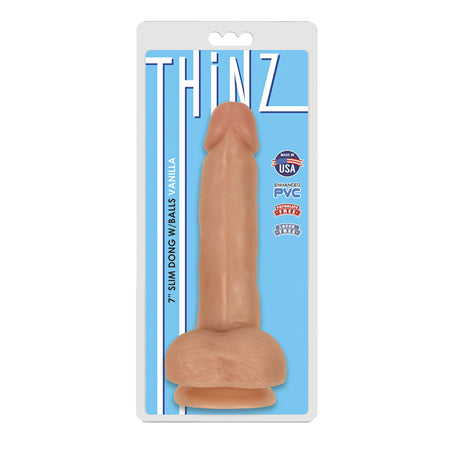 Thinz 7in Slim Dong w-Balls Vanilla