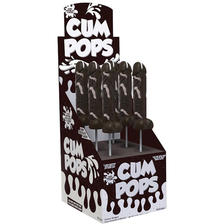 Cum Cock Pops Dark Chocolate Flavored Dp 6pcs-per