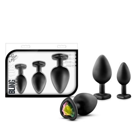 Luxe Bling Plug Trainig Kit Black Rainbow Gem