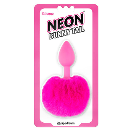 Neon Bunny Tail Pink