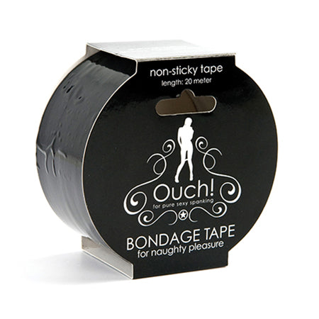 Ouch! Bondage Tape - Black | Adult Toy, Discreet Packaging & Fast Shipping