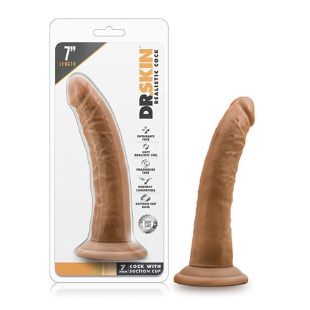 Dr. Skin Realistic 7.5in. Dildo Tan