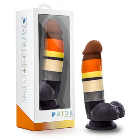 Avant Pride P9 Bear 7 in. Silicone Dildo with Balls