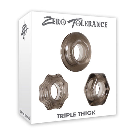 Zero Tolerance Triple Thick Cock Ring Set of 3