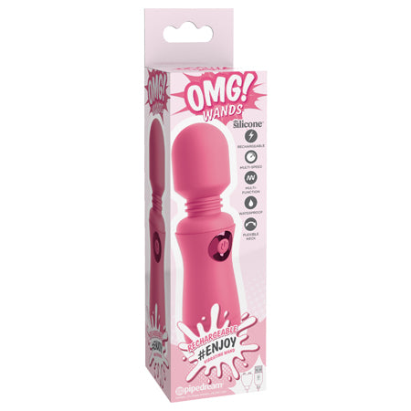 OMG! Wands Enjoy Rechargeable Vibrating Wand - Pink