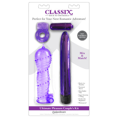 Classix Ultimate Pleasure Couples Kit - Purple