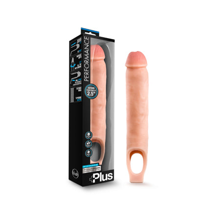 Performance Plus 11.5 in. Silicone Cock Sheath Penis Extender Sling Beige