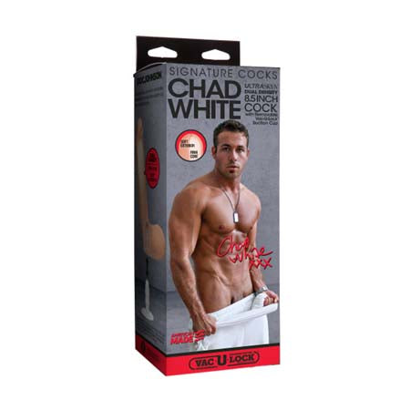 Signature Cocks - Chad White 8.5 Inch ULTRASKYN Cock with Removable Vac-U-Lock S