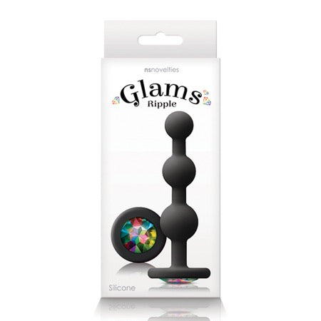 Glams Ripple Rainbow Gem Black