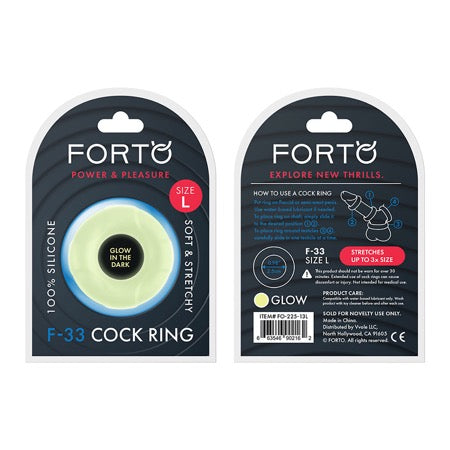 Forto F-33: 25Mm 100% Liquid Silicone C-Ring Lg Gitd