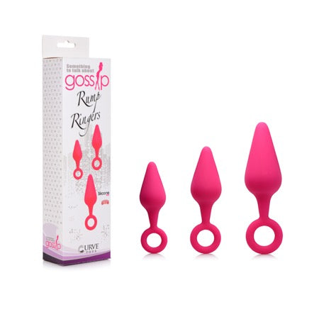 Gossip Rump Ringers Silicone Set of 3 - Magenta