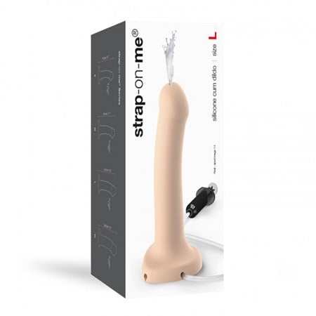 Strap on Me Semi Realistic Cum Dildo Vanilla Large (fluid not included)