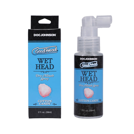 GoodHead Wet Head Dry Mouth Spray Cotton Candy 2 fl. oz. | Adult Toy, Discreet