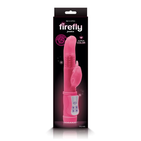 Firefly Jessica Rotating Dolphin Dual-Action Vibrator - Pink