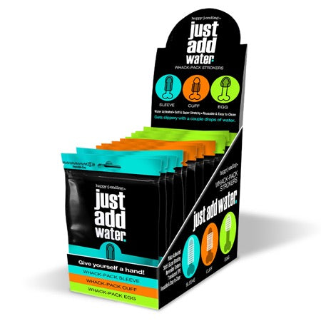 Happy Ending Just Add Water Self-Lubricating Whack Pack - Assorted 12-Piece P.O.