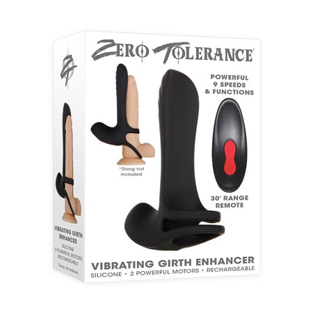 ZT Vibrating Girth Enhancer Rechargeable Black