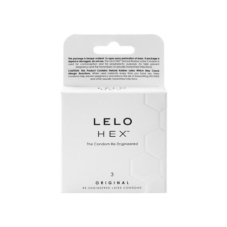 LELO HEX Original Condoms 3-Pack