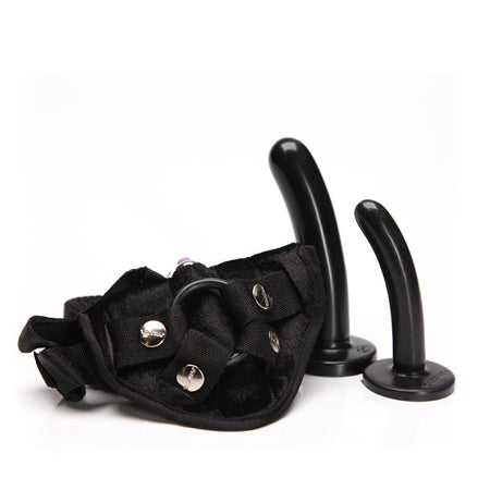 Tantus Bend Over Beginner Strap-On Harness Kit Black