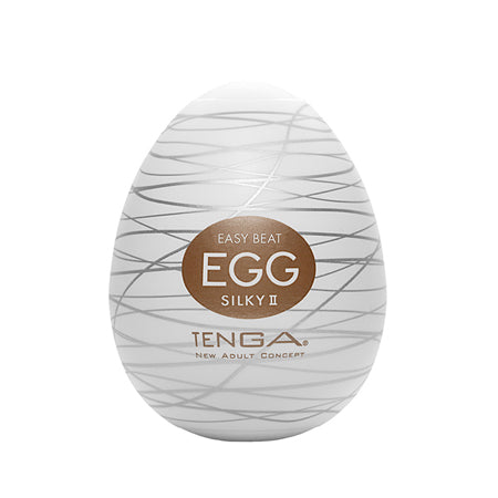 Tenga EGG Silky 2 - Soft Male Masturbation Toy with Smooth Texture