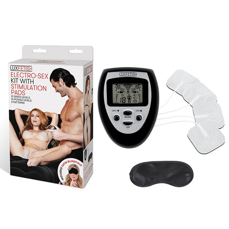 Lux Fetish Electro-Stim Kit With Stimulating Pads