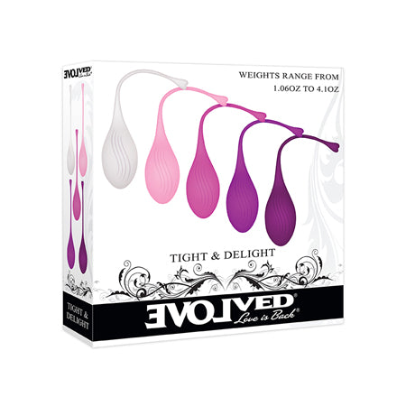 Evolved Tight & Delight Kegel Set Of 5 Silicone