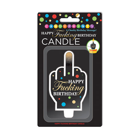 HappuyFucking Birthday FU Finger Candle