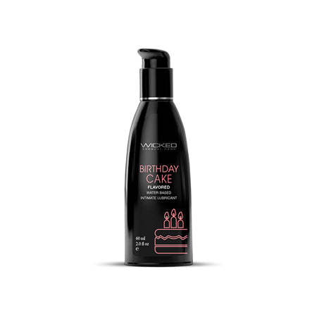 Wicked Aqua Birthday Cake Water-Based Lubricant 2 oz.