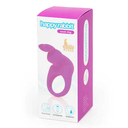Happy Rabbit Rechargeable Cock Ring Purple
