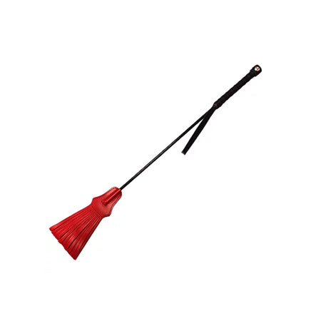 Rouge Tasseled Riding Crop Red