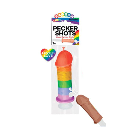 Pecker Shot Syringe Rainbow