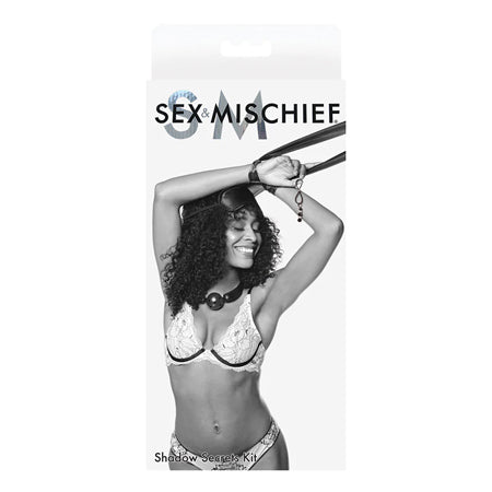 Sportsheets Sex & Mischief Shadow 4-Piece Secrets Kit Black