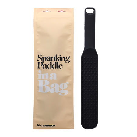 Doc Johnson Spanking Paddle In A Bag Silicone Black