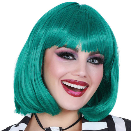 Mid-Length Bob Wig Teal