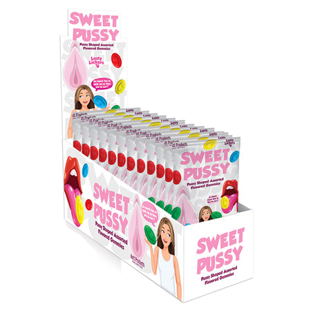 Sweet Pussy Gummies 4 Assorted Fruit Flavors (12 Pcs Display)