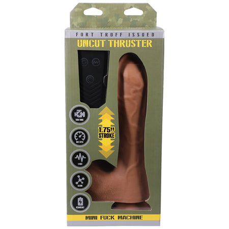 Fort Troff Uncut Thruster Mini Fuck Machine Rechargeable Remote-Controlled Silic