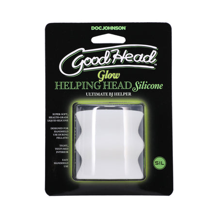 GoodHead Glow Helping Head Silicone | BDSM Enamel Pins, Kink Pride & Lifestyle