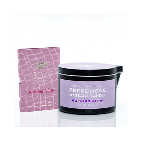 Eye of Love Morning Glow Attract Him Pheromone Massage Candle 2 oz