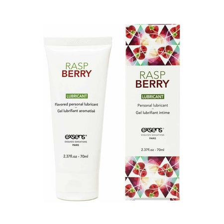 Exsens Flavored Personal Lubricant Raspberry 2.4 oz. | Water-Based Lubricant,