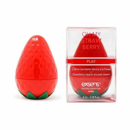 Exsens Nipple Arousal Cream Oh My Strawberry 0.3 oz. | Adult Toy, Discreet